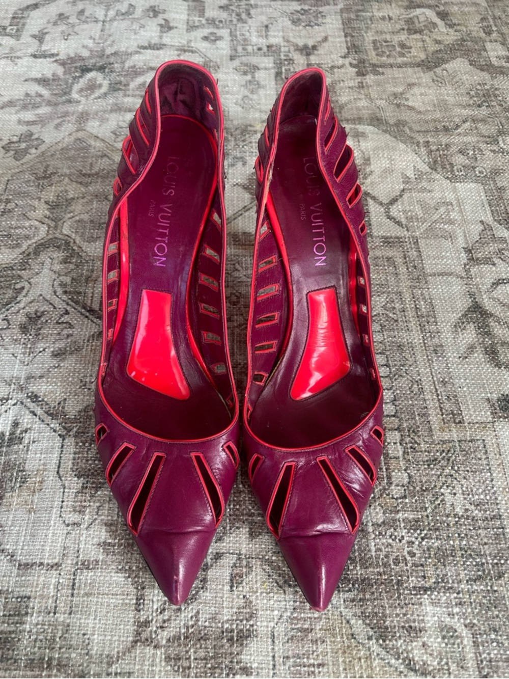 Louis Vuitton Cage Heels